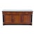 Vintage Baker Neoclassical Wood and Parcel Ebonized Sideboard For Sale