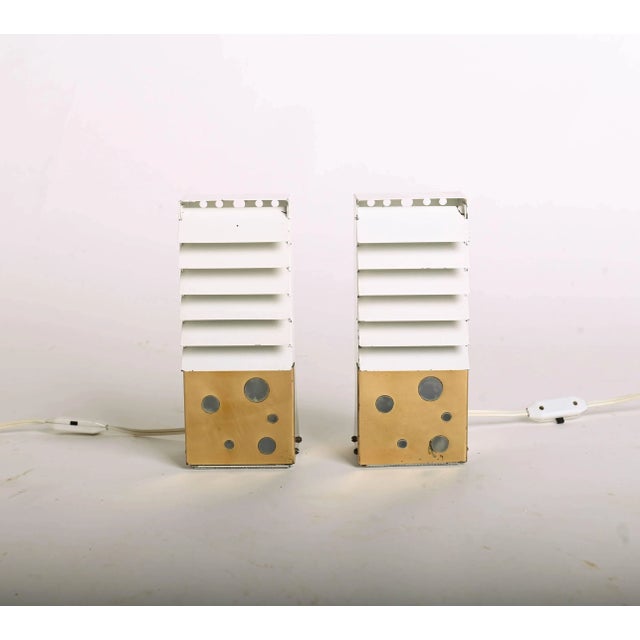 Gold Mid-Century Modern Avangarde Lamps from Zukov, 1960s, Set of 2 For Sale - Image 8 of 13