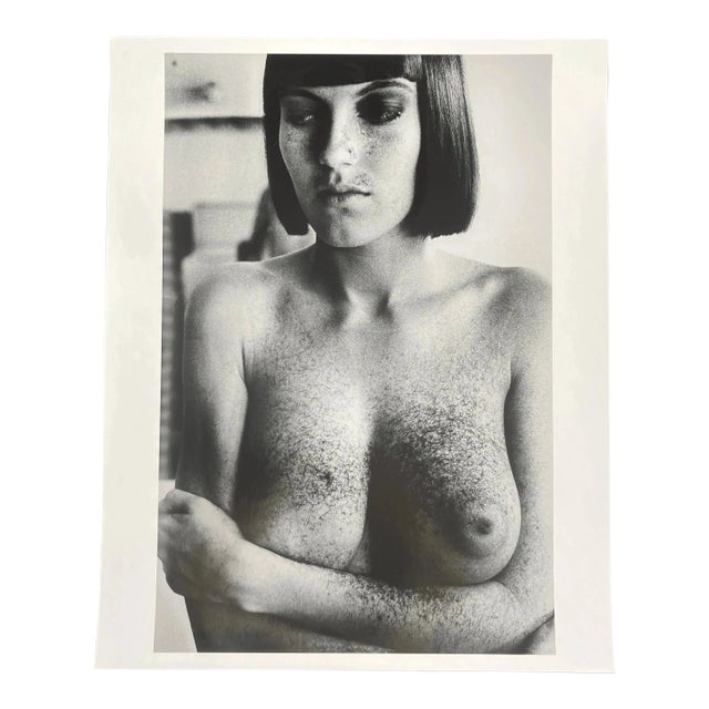 Arielle After Haircut, Paris 1980 by Helmut Newton Vintage Silver Gelatin Print For Sale