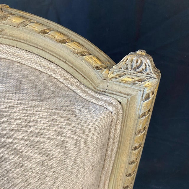 French 19th Century Louis XVI Neoclassical Side Chairs -a Pair For Sale - Image 9 of 12