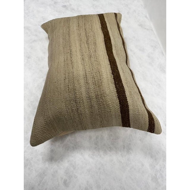 Turkish Hemp Pillow Cushion Natural Beige Brown Pillow Cushion Cover 16" x 24" #30270 Enhance your home decor with our...
