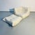 Set of French Togo Chair with Ottoman in White Leather by Michel Ducaroy for Ligne Roset, 1970s, Set of 2 For Sale - Image 5 of 12