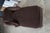 Late 20th Century Edwards Furniture Inc Modern Suede Chaise Lounge Quilted Dark Burgundy Brown For Sale - Image 6 of 13