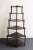 Antique French Six-Tier Stained Mahogany Spool Form Corner Shelf / Etagere For Sale - Image 17 of 18