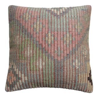 1970s Kilim Rug Pillow Cover For Sale