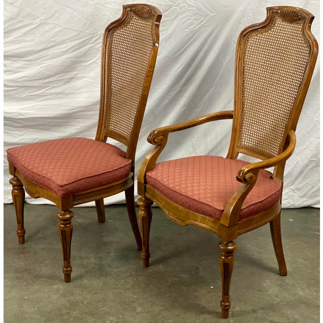 Vintage Drexel Heritage Sketchbook Dining Chairs Set of 6 Chairish