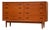 1960s Refinished Erik Buch 60” Teak Long Dresser For Sale