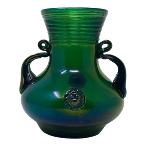 Late 19th Century Thomas Webb Victorian Bronze Glass Vase