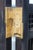 Black 19th Century Japanese Meiji Period Mirrored Screen For Sale - Image 8 of 11