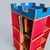 Postmodern Castle Bookcase & Vinyl Record Storage Unit For Sale - Image 4 of 9