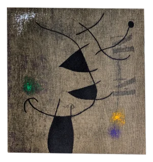 Joan Miro, Seated Woman, Original Lithograph, 1965