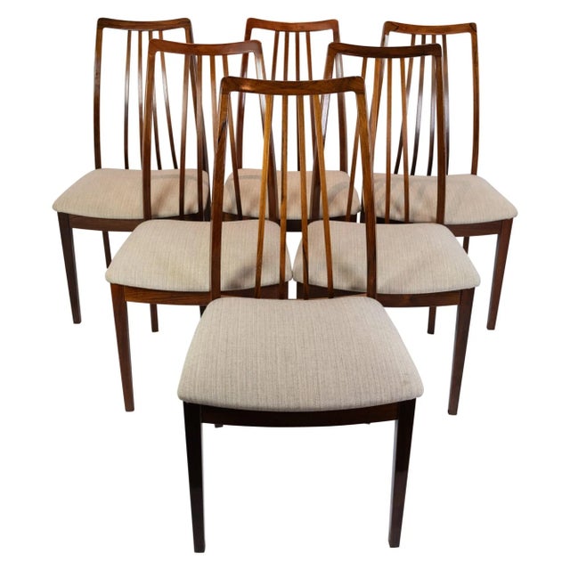 Rosewood Dining Chairs, Denmark, 1960s, Set of 6 For Sale - Image 9 of 9