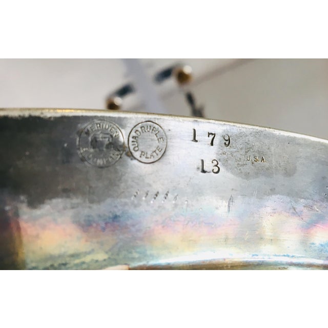 Victorian Aesthetic Movement Silverplate Tray With Greenman Face by Meridian For Sale - Image 9 of 13