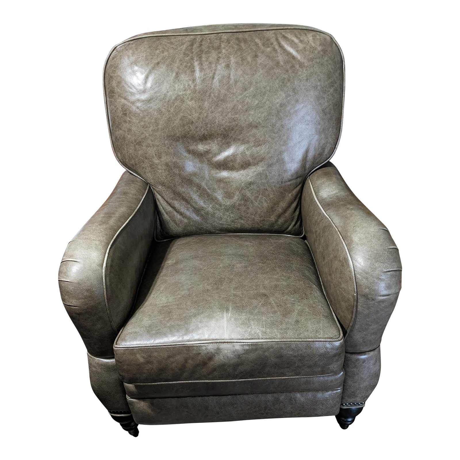 Arhaus Leather Recliner Chairish