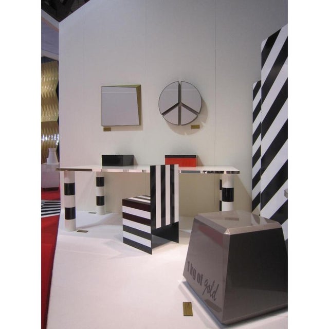 Simbolo Stripes Chair in Powder-Coated Aluminum by Altreforme For Sale - Image 9 of 14