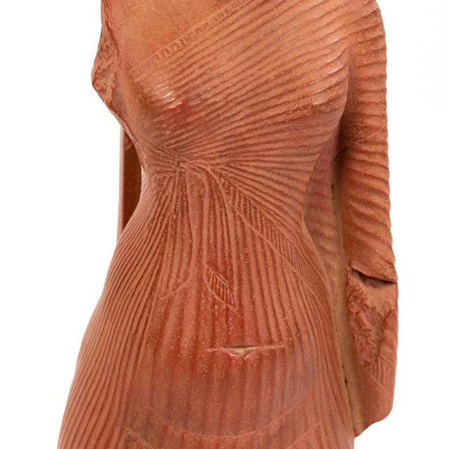 French Artist, Female Torso, 1972, Terracotta For Sale - Image 11 of 17
