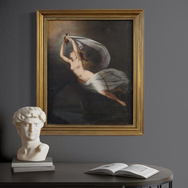 Guy Head, Iris Carrying Water from the River Styx to Olympus for the Oath of the Gods, 1870, Oil on Canvas For Sale - Image 9 of 16