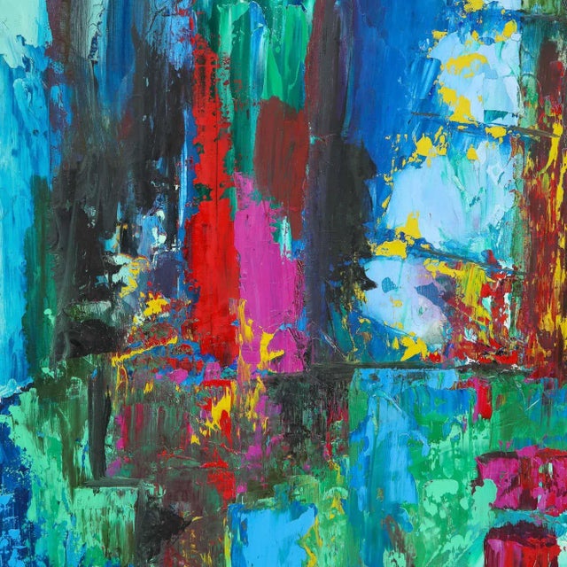 1972 Abstract Expressionist Painting, Framed For Sale - Image 12 of 13