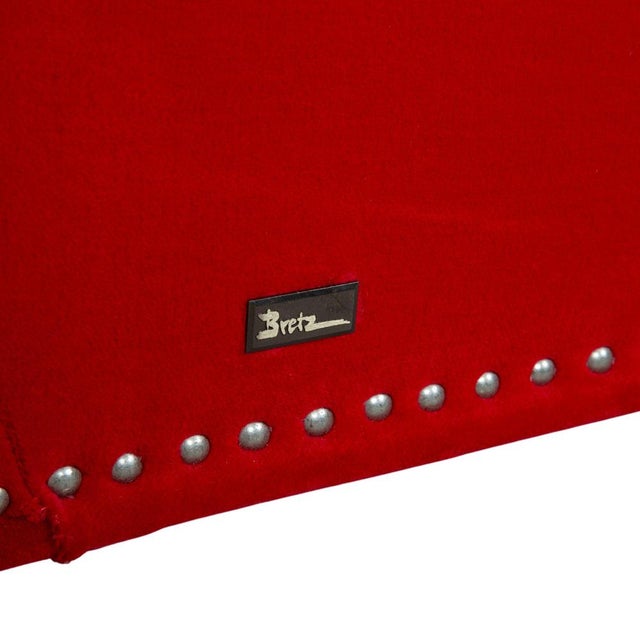 Gaudi Three-Seater Sofa in Fabric and Velvet from Bretz For Sale - Image 10 of 14