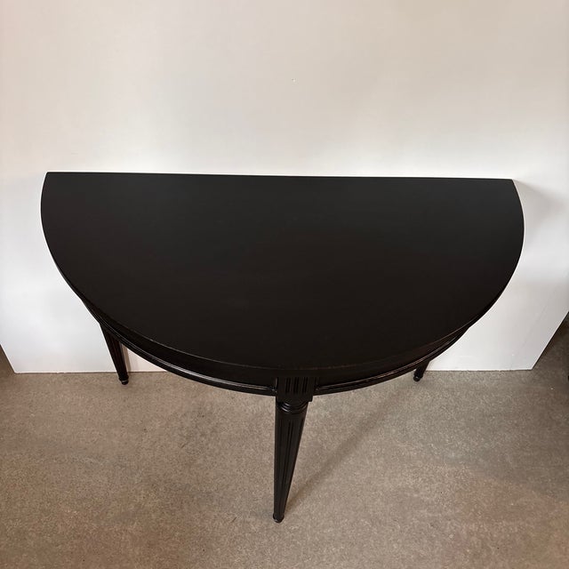 Demi-Lune Console Table For Sale - Image 3 of 6