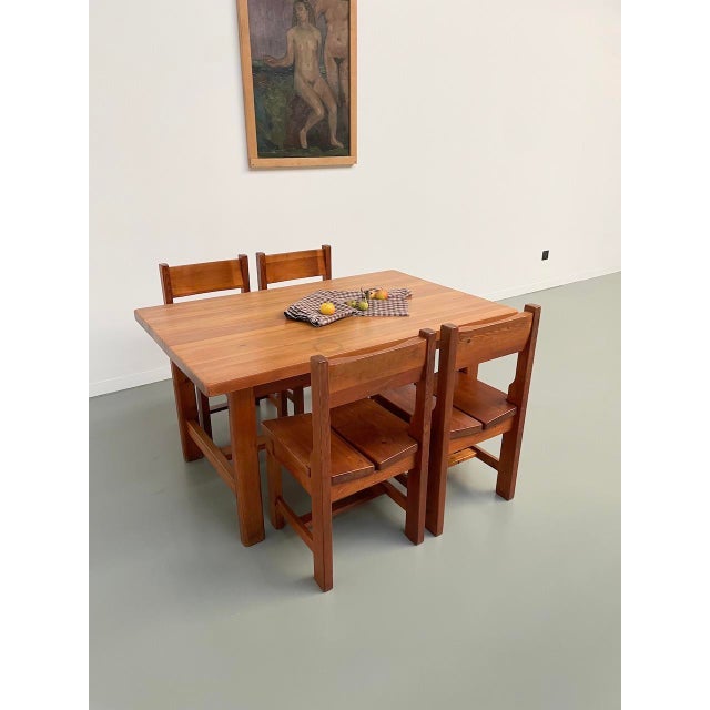 Vintage Table and Chairs, 1960s, Set of 5 For Sale - Image 13 of 18