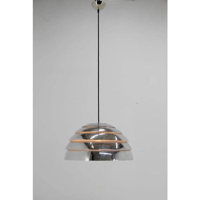 Pendant lamp designed by hans-agne jakobsson for the swedish company ab markaryd. Very good condition, aluminum polished,...