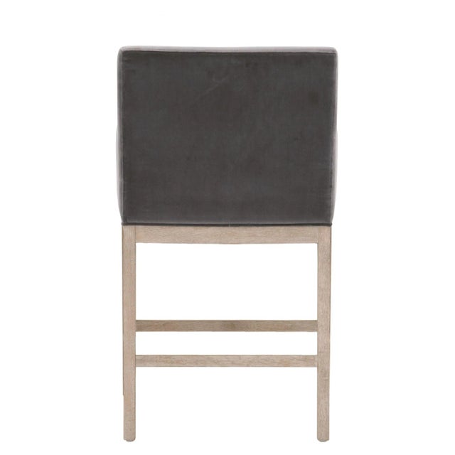 Drake Velvet Counter Stool For Sale In Los Angeles - Image 6 of 7