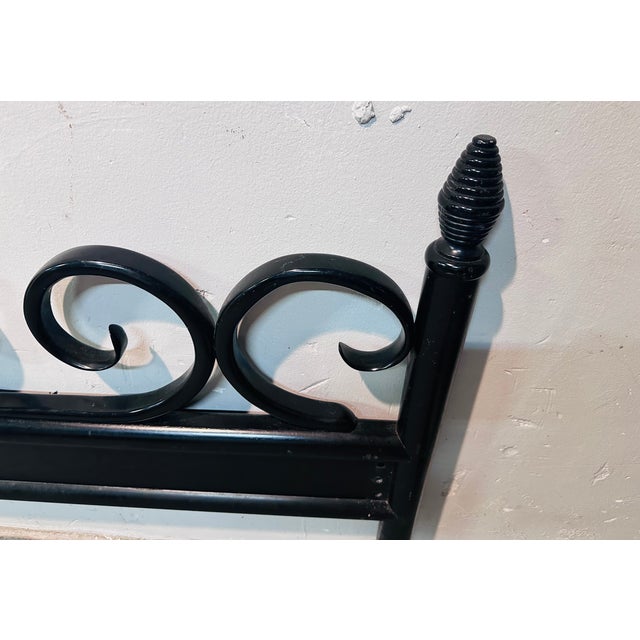 Black Lacquered Bed from Thonet For Sale - Image 11 of 12