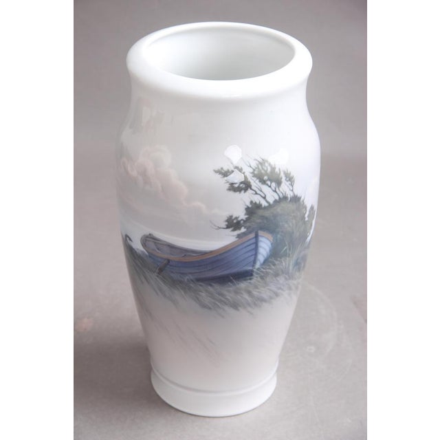 Royal Copenhagen Large Vase, Floor Vase 2352/2040, Hand-Painted, Denmark, 1960s For Sale - Image 3 of 6