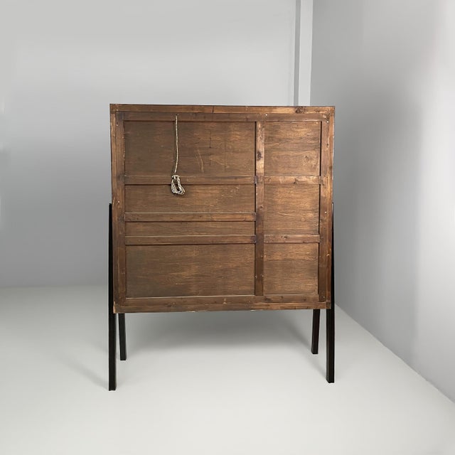 Mid-Century Modern Italian Wooden Bar Cabinet, 1950s For Sale - Image 4 of 14