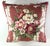 Textile Early 20th Cent. Hand Printed Cotton Tasseled Floral Pillows/Pair For Sale - Image 7 of 9