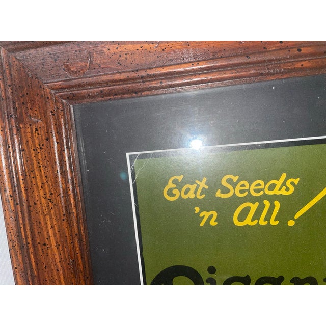 1920s Handlers Ice Cream Antique Black Americana Sign 1922 Original Cardboard For Sale - Image 5 of 6