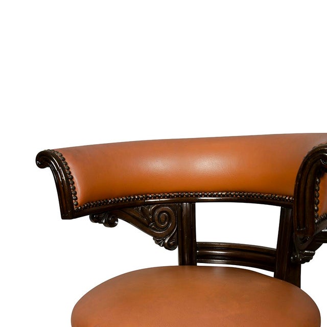 Pair of Regency Style Mahogany Chairs For Sale - Image 4 of 13