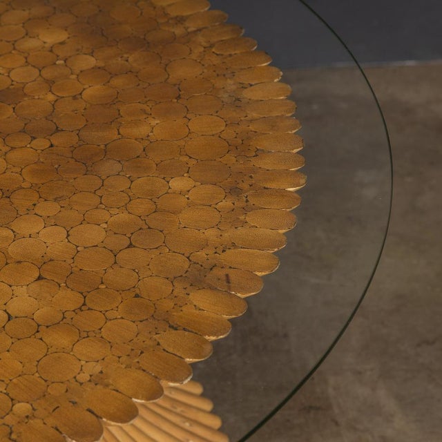 Wood 20th Century Sheaf of Wheat Coffee Table by McGuire, 1970s For Sale - Image 7 of 17