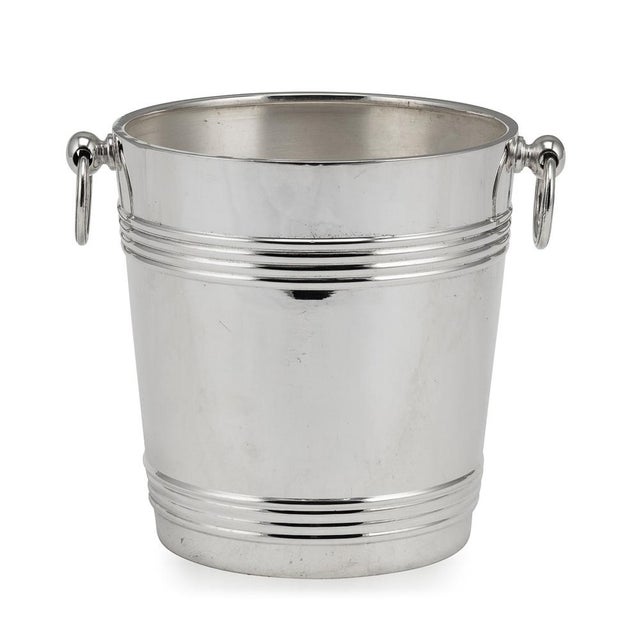 20th Century French Silver Plated Wine Cooler by Christofle, 1950s For Sale - Image 9 of 11