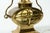 Antique Brass Maritime Ships Lamp with Oval Glass Shade, 1890s For Sale - Image 4 of 5