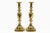 English Antique Brass "Ace of Diamonds" Candlesticks, a Pair For Sale - Image 4 of 9