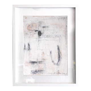 Fiesta. XII White Framed Abstract Painting For Sale
