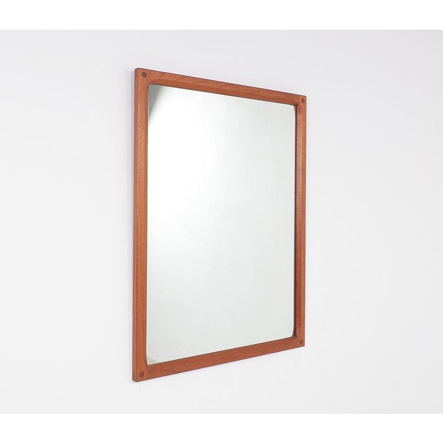 Model 164 Mirror in Teak by Kai Kristiansen for Aksel Kjersgaard, 1960s For Sale - Image 11 of 11