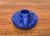 Ceramic Mid-Century German Minimalist Cobalt Blue Candle Holder from Hartwig Heyne Pottery, 1960s For Sale - Image 7 of 12