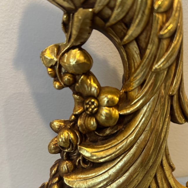 Early 20th Century 1960s Gold Gilt Syroco Pheasant For Sale - Image 5 of 11