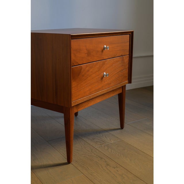 1950s 1950s American of Martinsville Nightstands, Pair, Professionally Refinished For Sale - Image 5 of 9