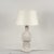 Contemporary Pair of Large 'Bilboquet' White Stoneware Lamps by Design Frères For Sale - Image 3 of 11