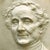 Stone Oval Bas-Relief in with Male Portrait, 1800s, Marble For Sale - Image 7 of 8