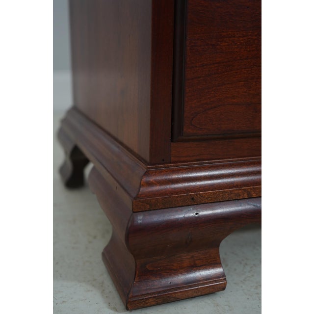 Pair of Pennsylvania House Cherry 3-Drawer Chest Nightstands For Sale - Image 15 of 18
