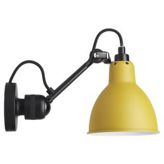 Yellow Lampe Gras N° 304 Wall Lamp by Bernard-Albin Gras For Sale