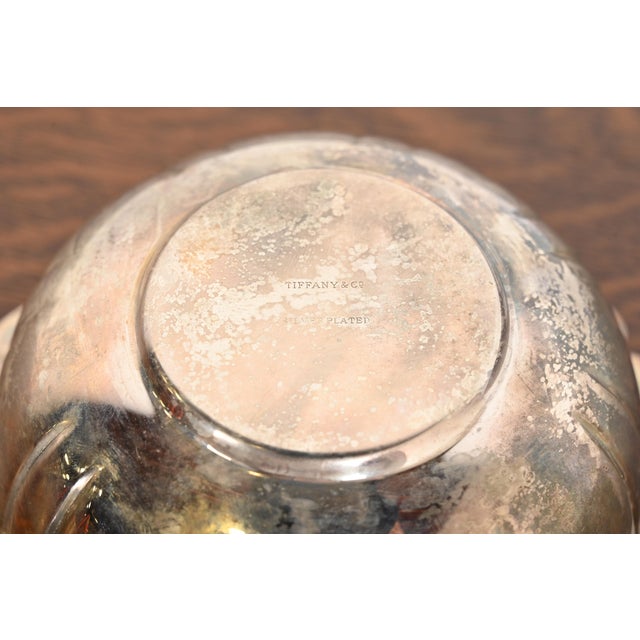 Silver Tiffany & Co. Antique Art Deco Silverplate Bowl For Sale - Image 8 of 10