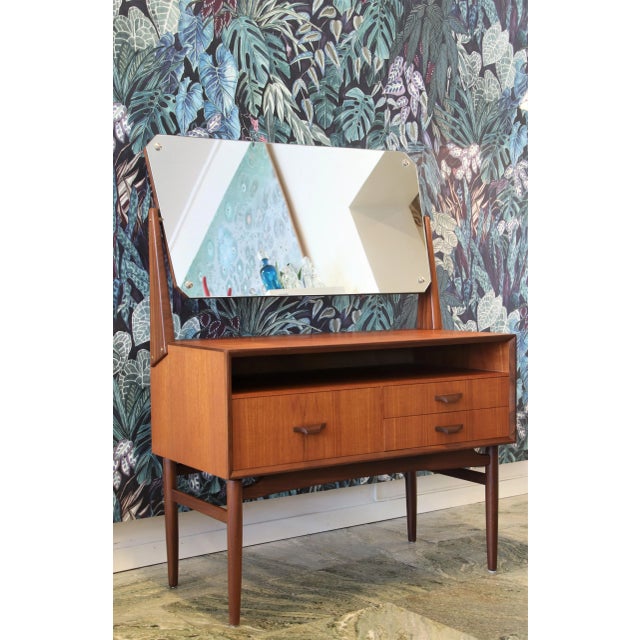 Danish Teak Dressing Table For Sale - Image 12 of 12