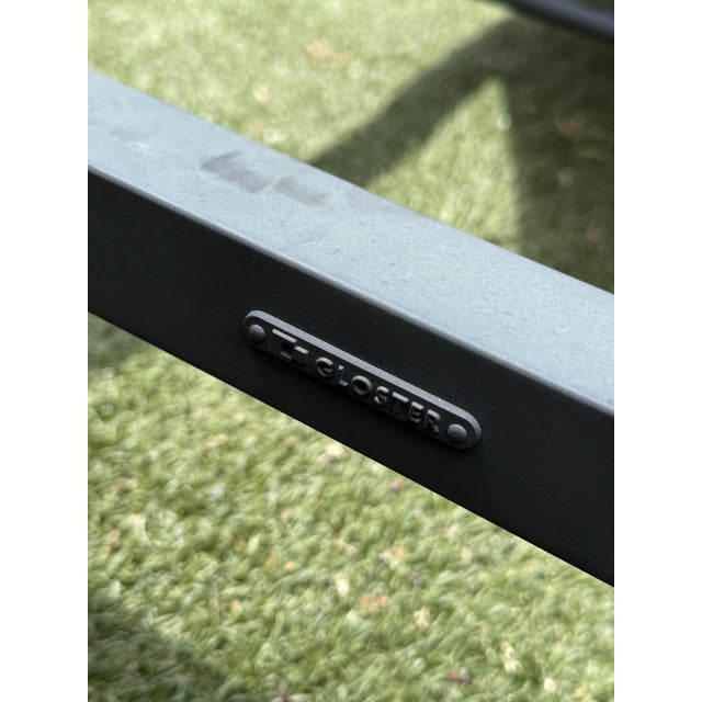 Gloster Grid Outdoor Chaise Loungers, Pair For Sale - Image 11 of 12