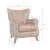 Pasargad Home Harrison Top Grain Leather Wing Chair, Brown For Sale - Image 10 of 10